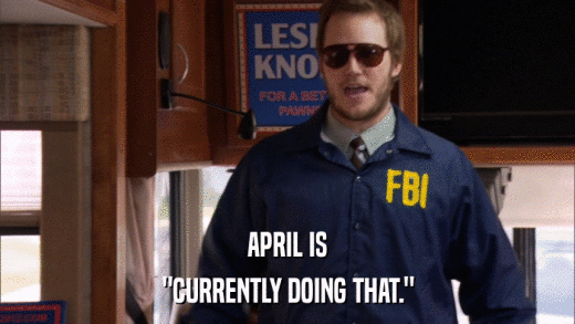 APRIL IS 