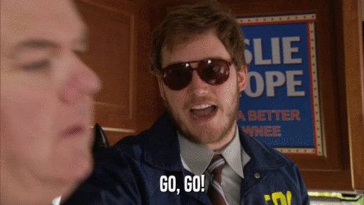 GO, GO!  