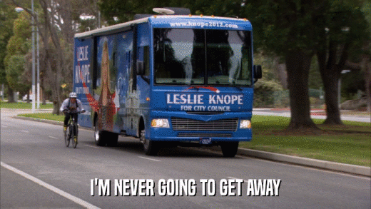 I'M NEVER GOING TO GET AWAY  
