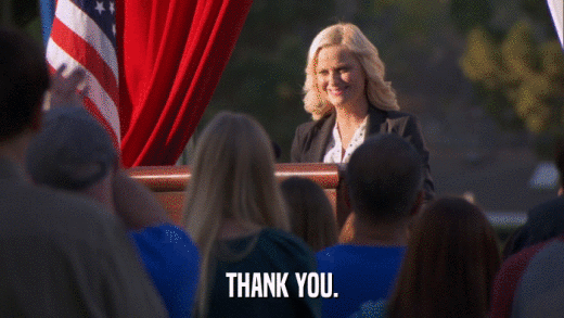 THANK YOU.  