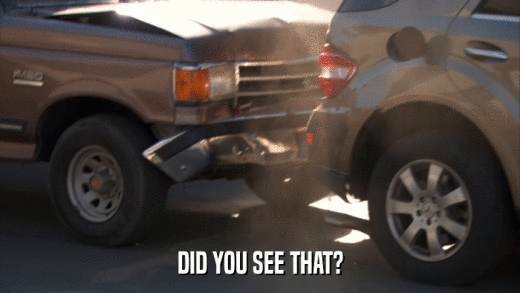 DID YOU SEE THAT?  