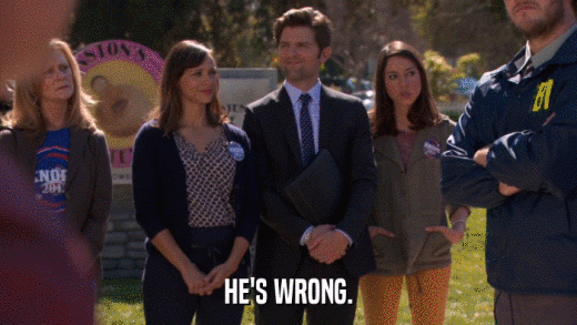 HE'S WRONG.  