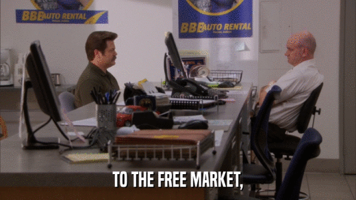 TO THE FREE MARKET,  