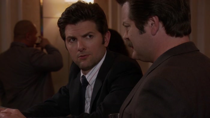 BUT YOU AND LESLIE LIKE TO HOLD HANDS 