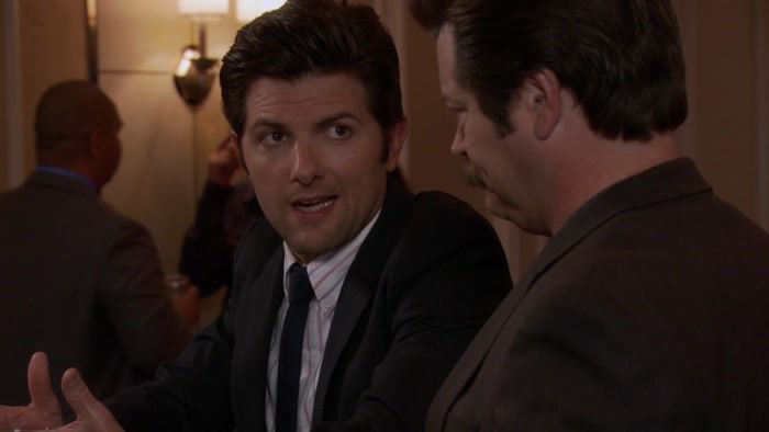 A GREAT JOB, BUT I THINK LESLIE WANTS ME TO STAY. 