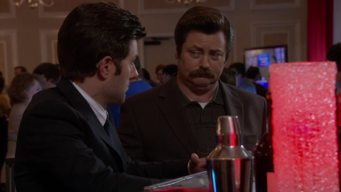 A GREAT JOB, BUT I THINK LESLIE WANTS ME TO STAY. 