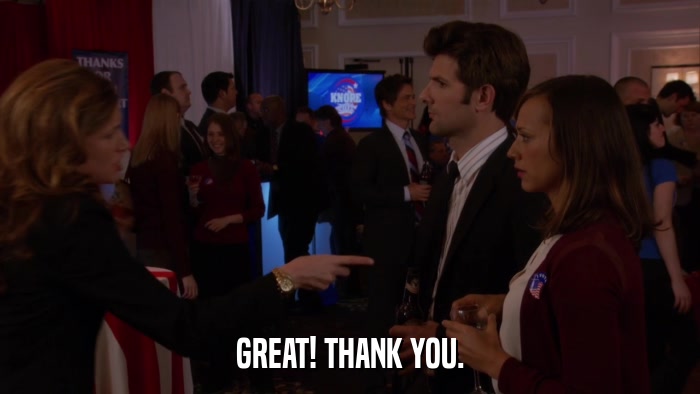 GREAT! THANK YOU.  