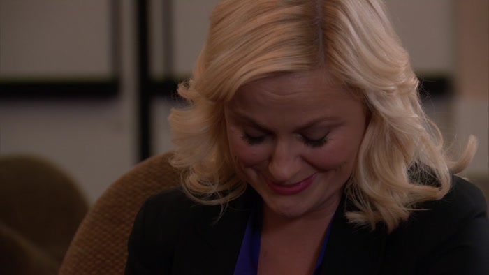YOU WON, LESLIE. YOU WON BY 21 VOTES. 