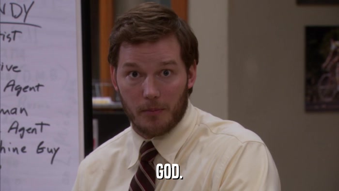 GOD.  