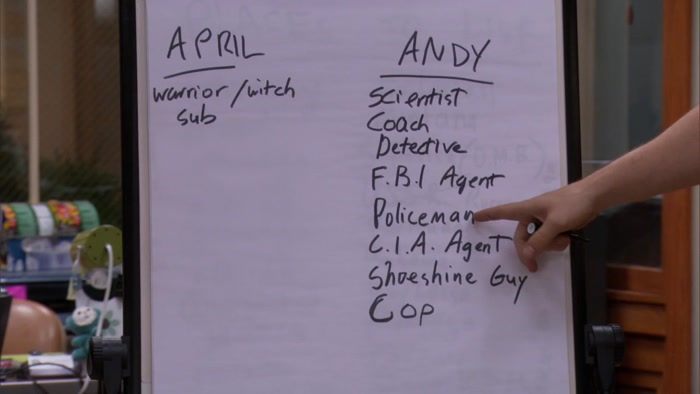 I HAVE DETECTIVE, FBI AGENT, POLICEMAN, CIA AGENT. 
