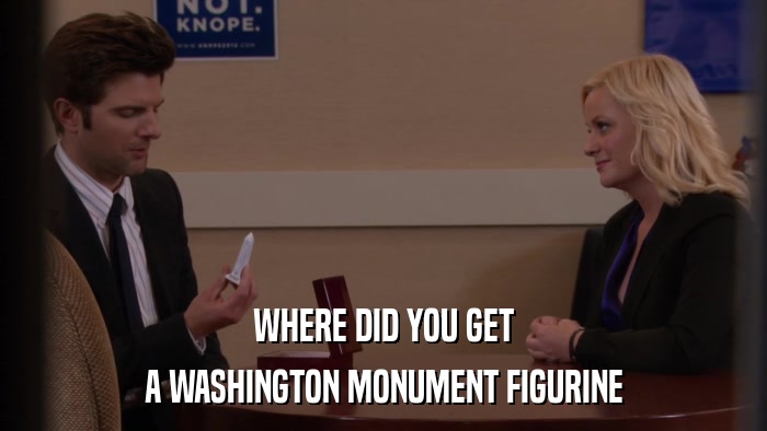 WHERE DID YOU GET A WASHINGTON MONUMENT FIGURINE 