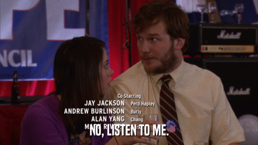 NO, LISTEN TO ME.  