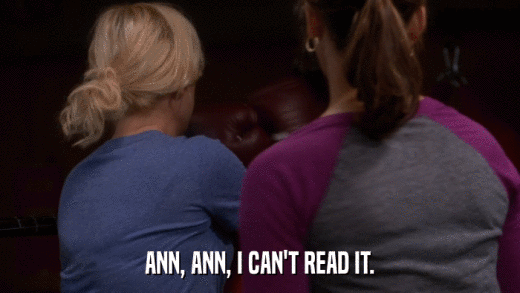 ANN, ANN, I CAN'T READ IT.  