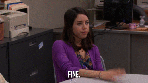 FINE.  