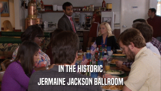 IN THE HISTORIC JERMAINE JACKSON BALLROOM 