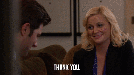 THANK YOU.  