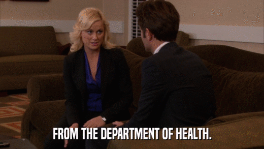 FROM THE DEPARTMENT OF HEALTH.  