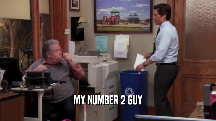 MY NUMBER 2 GUY  