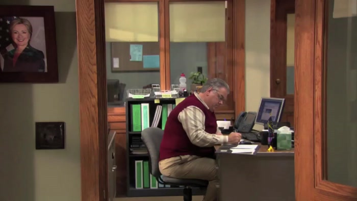 JERRY? HE WEARS THE SAME  SOUP-STAINED KHAKIS EVERY DAY. 
