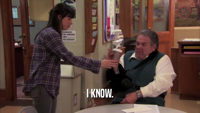 I KNOW.  