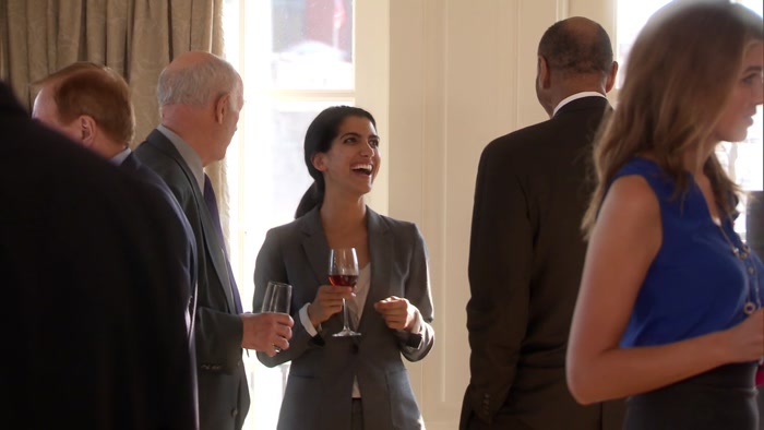 THERE'S SO MUCH FREE FOOD AT THIS PARTY, HONEY. 