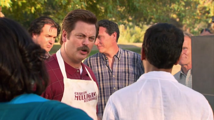 FOR THE LAST TIME, NO BURGERS YET.  