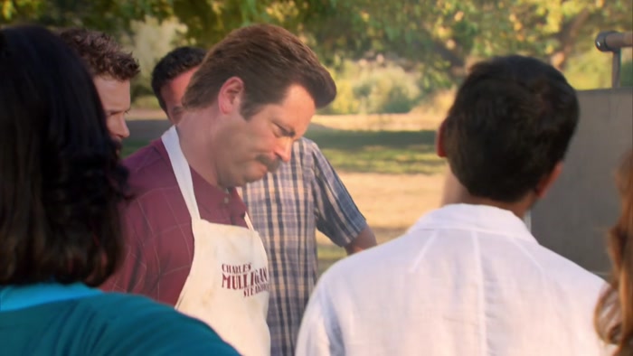 RON, WHERE ARE MY VEGAN SOY PATTIES?  