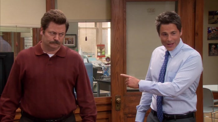 RON HAS TAKEN INITIATIVE, AND HE IS LEADING THE MEETING. 
