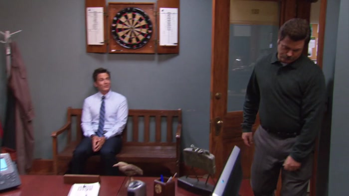 RON, A WORD?  