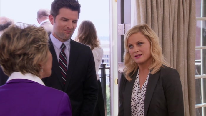 I AM A CITY COUNCILWOMAN
 FROM PAWNEE, INDIANA.
 