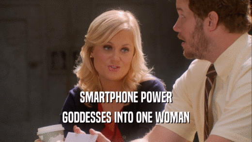 SMARTPHONE POWER GODDESSES INTO ONE WOMAN 