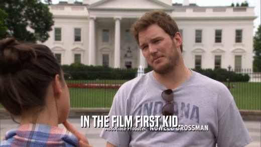 IN THE FILM FIRST KID.  