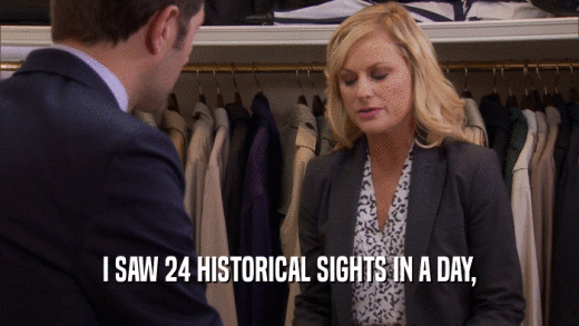 I SAW 24 HISTORICAL SIGHTS IN A DAY,  