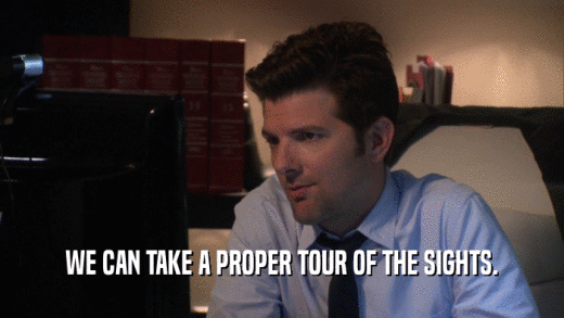 WE CAN TAKE A PROPER TOUR OF THE SIGHTS.  