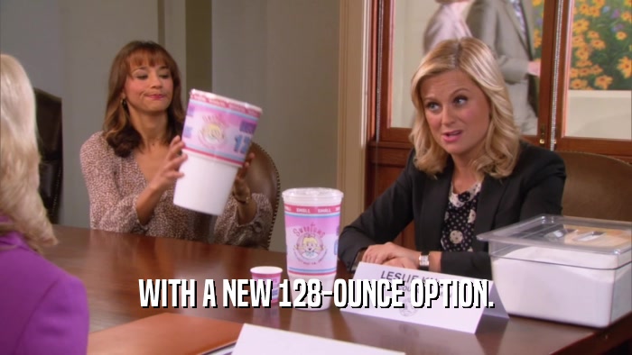 WITH A NEW 128-OUNCE OPTION.  