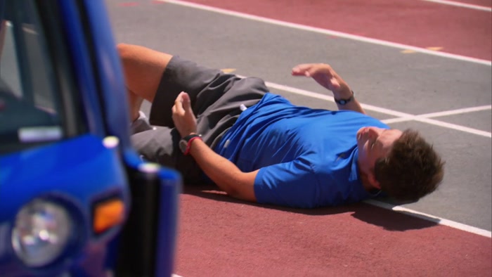 - WHAT? - MY LEGS AREN'T WORKING. 