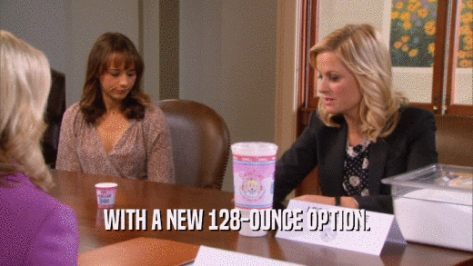 WITH A NEW 128-OUNCE OPTION.  