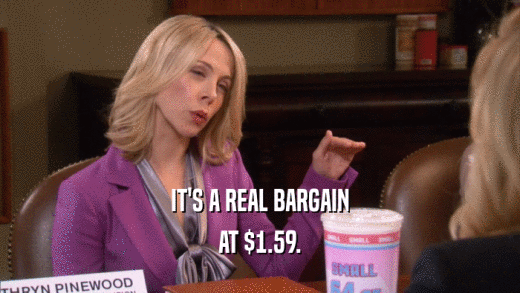 IT'S A REAL BARGAIN AT $1.59. 