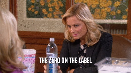 THE ZERO ON THE LABEL  