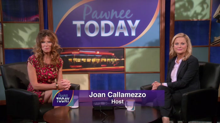 I AM FIRST-RATE NEWSWOMAN JOAN CALLAMEZZO. 