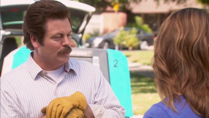 WE WORK AT THE PARKS DEPARTMENT.  