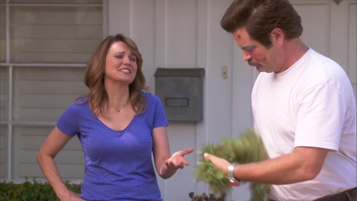 I'M SORRY, IT'S JUST-- YOUR FACE IS RIDICULOUS. 