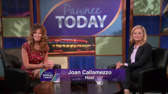 I AM FIRST-RATE NEWSWOMAN JOAN CALLAMEZZO. 
