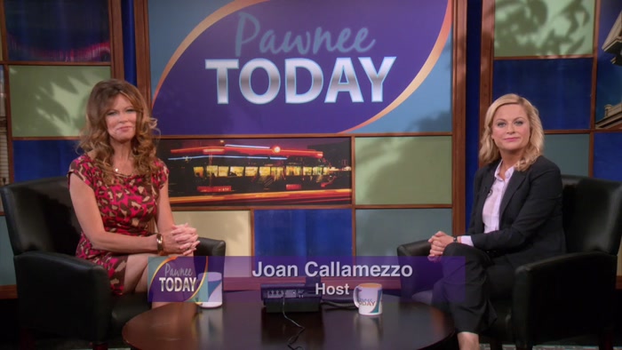 I AM FIRST-RATE NEWSWOMAN JOAN CALLAMEZZO. 