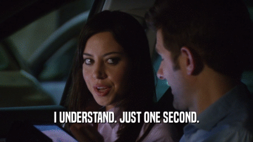 I UNDERSTAND. JUST ONE SECOND.  
