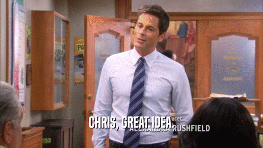 CHRIS, GREAT IDEA.  