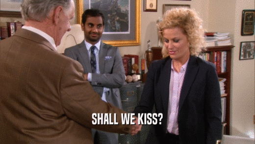 SHALL WE KISS?  
