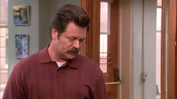 FIND LESLIE. SHE LIVES FOR THAT CRAP. 