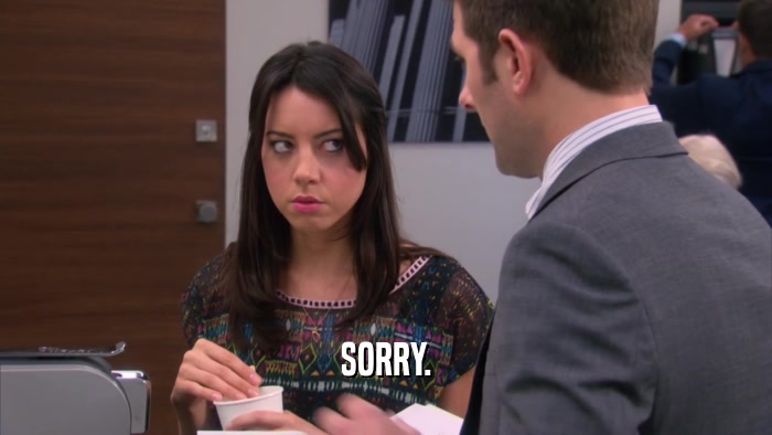 SORRY.  