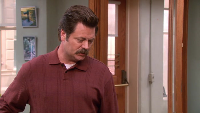 FIND LESLIE. SHE LIVES FOR THAT CRAP. 
